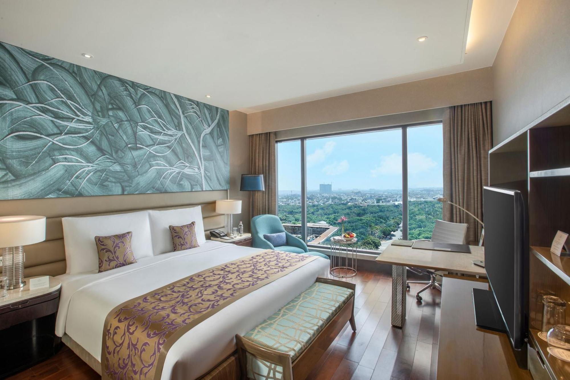 เดอะ ลีลา เดลี แอมเบียนซ์ คอนเวนชั่น โฮเต็ล Hotel นิวเดลี ภายนอก รูปภาพ Deluxe Room