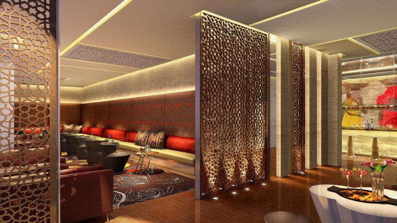 เดอะ ลีลา เดลี แอมเบียนซ์ คอนเวนชั่น โฮเต็ล Hotel นิวเดลี ร้านอาหาร รูปภาพ Interior of the hotel