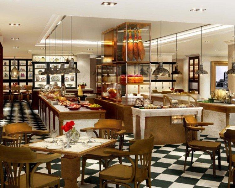 เดอะ ลีลา เดลี แอมเบียนซ์ คอนเวนชั่น โฮเต็ล Hotel นิวเดลี ร้านอาหาร รูปภาพ The restaurant