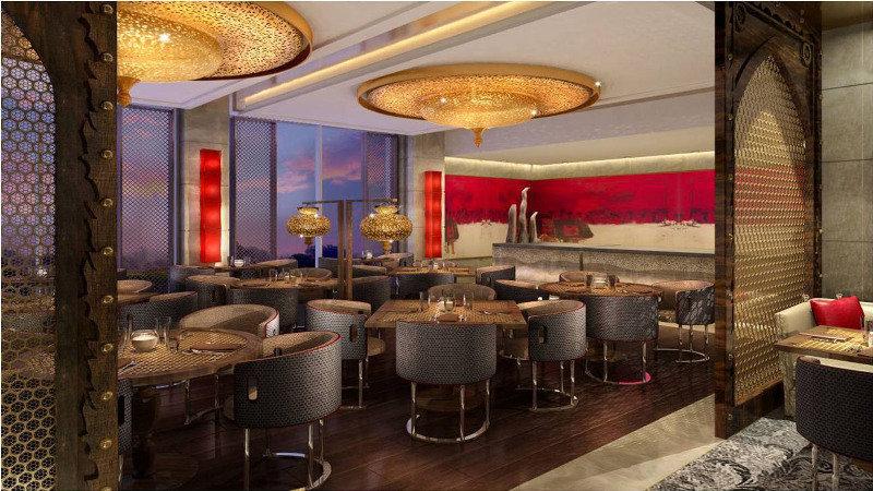 เดอะ ลีลา เดลี แอมเบียนซ์ คอนเวนชั่น โฮเต็ล Hotel นิวเดลี ร้านอาหาร รูปภาพ The interior of the restaurant
